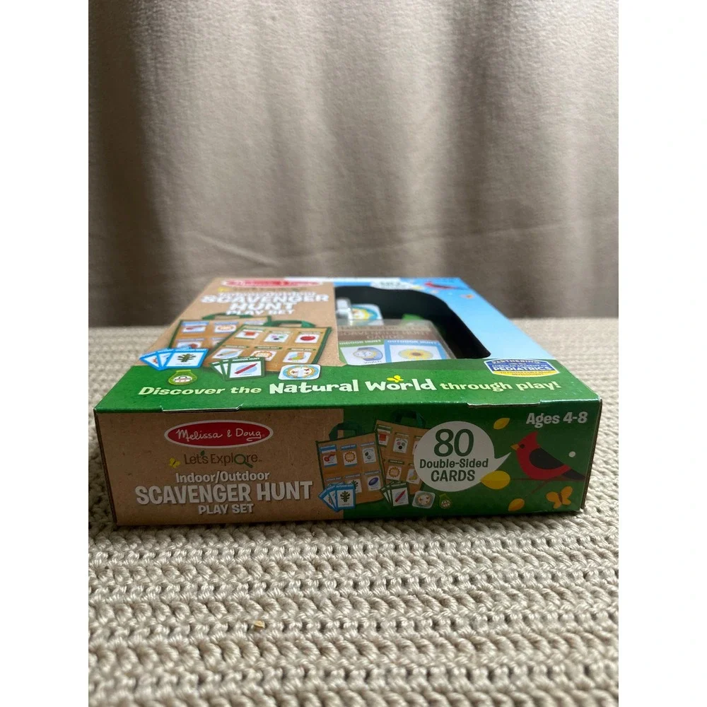 Melissa & Doug Lets Explore Indoor Outdoor Scavenger Hunt Play Set 30819 NEW